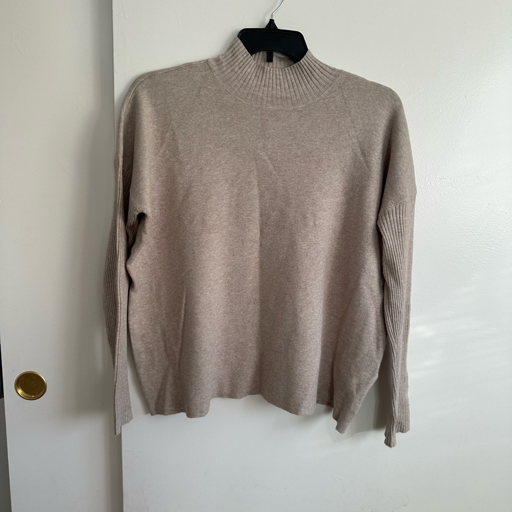 Cyrus Women's Cream Turtleneck Sweater